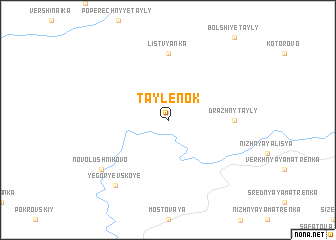 map of Taylënok