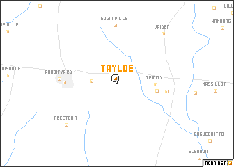 map of Tayloe