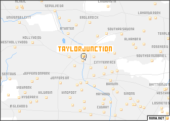 map of Taylor Junction