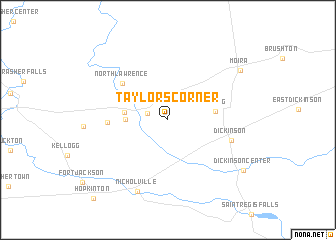 map of Taylors Corner