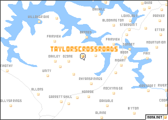 map of Taylors Crossroads