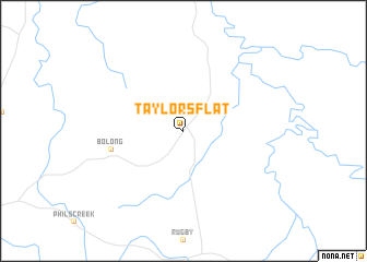 map of Taylors Flat