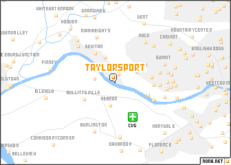 map of Taylorsport