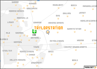 map of Taylor Station