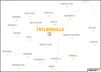 map of Taylorsville