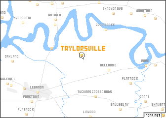 map of Taylorsville