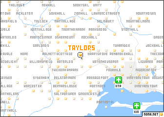 map of Taylors