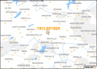 map of Taylortown