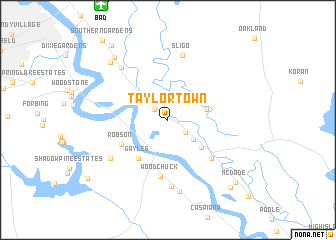 map of Taylortown