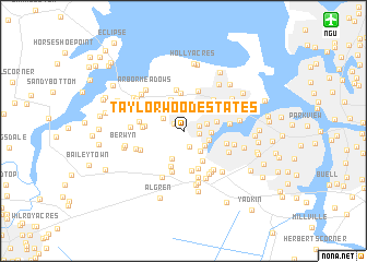 map of Taylorwood Estates