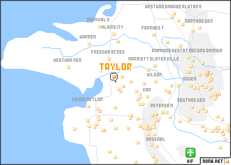 map of Taylor