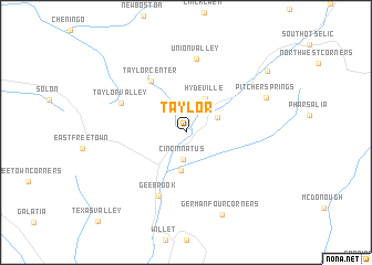 map of Taylor