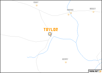 map of Taylor