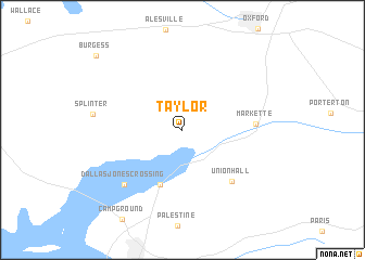 map of Taylor