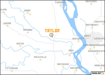 map of Taylor