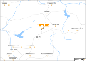 map of Taylor
