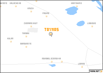 map of Taymas