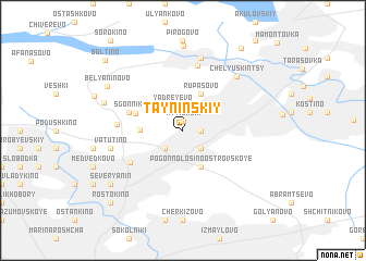 map of Tayninskiy