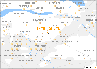 map of Tayninskoye