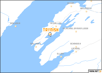 map of Taynish
