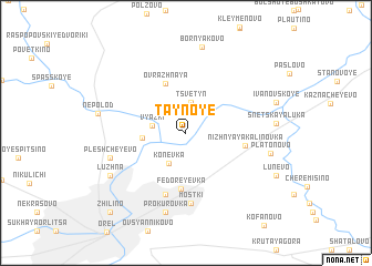 map of Taynoye