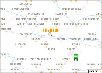 map of Taynton