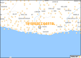 map of Tayong Occidental