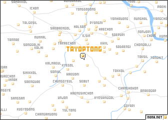 map of Tayŏp-tong