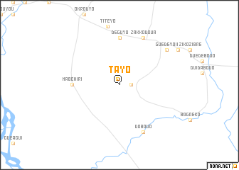 map of Tayo