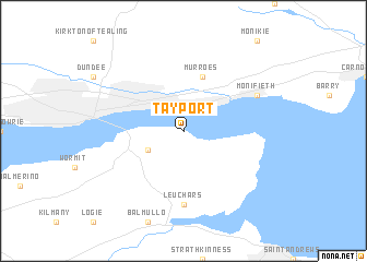 map of Tayport