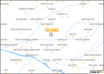 map of Tayrac