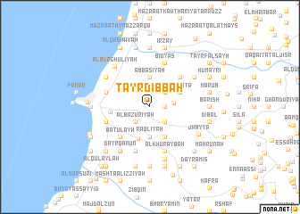 map of Ţayr Dibbah