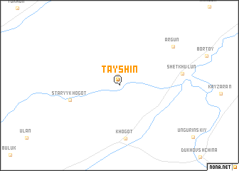 map of Tayshin