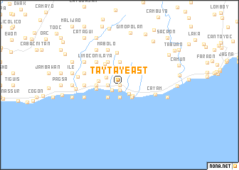 map of Taytay East