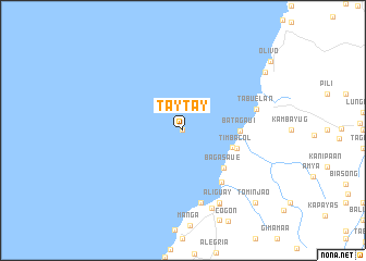 map of Taytay