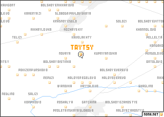 map of Taytsy