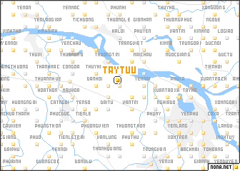 map of Tây Tựu