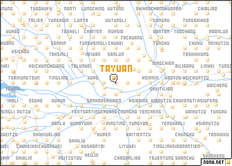 map of Ta-yüan