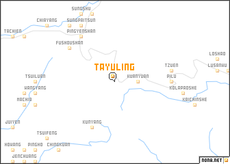 map of Ta-yü-ling