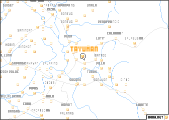 map of Tayuman