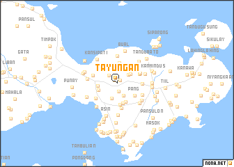 map of Tayungan