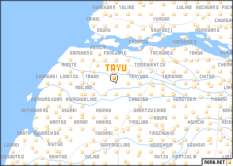 map of Ta-yu