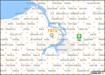 map of Ta-yu