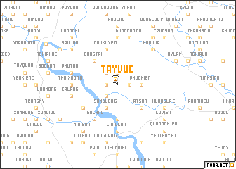 map of Tày Vực