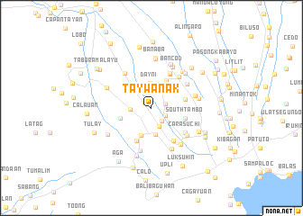 Taywanak Alfonso Cavite Map Taywanak (Philippines) Map - Nona.net