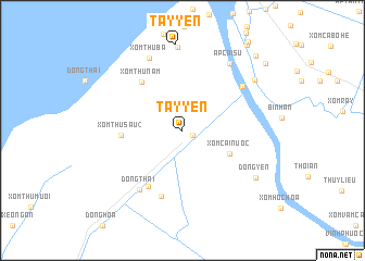 map of Tây Yên