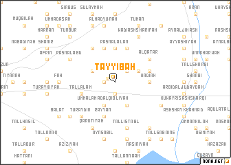 map of Ţayyibah