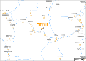 map of Ţayyib