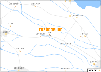 map of Tazadorman
