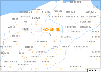 map of Tazaghine